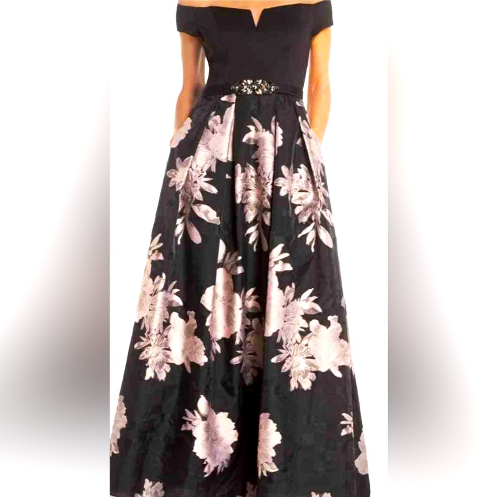 Eliza J floral ball gown - Picture 3 of 3